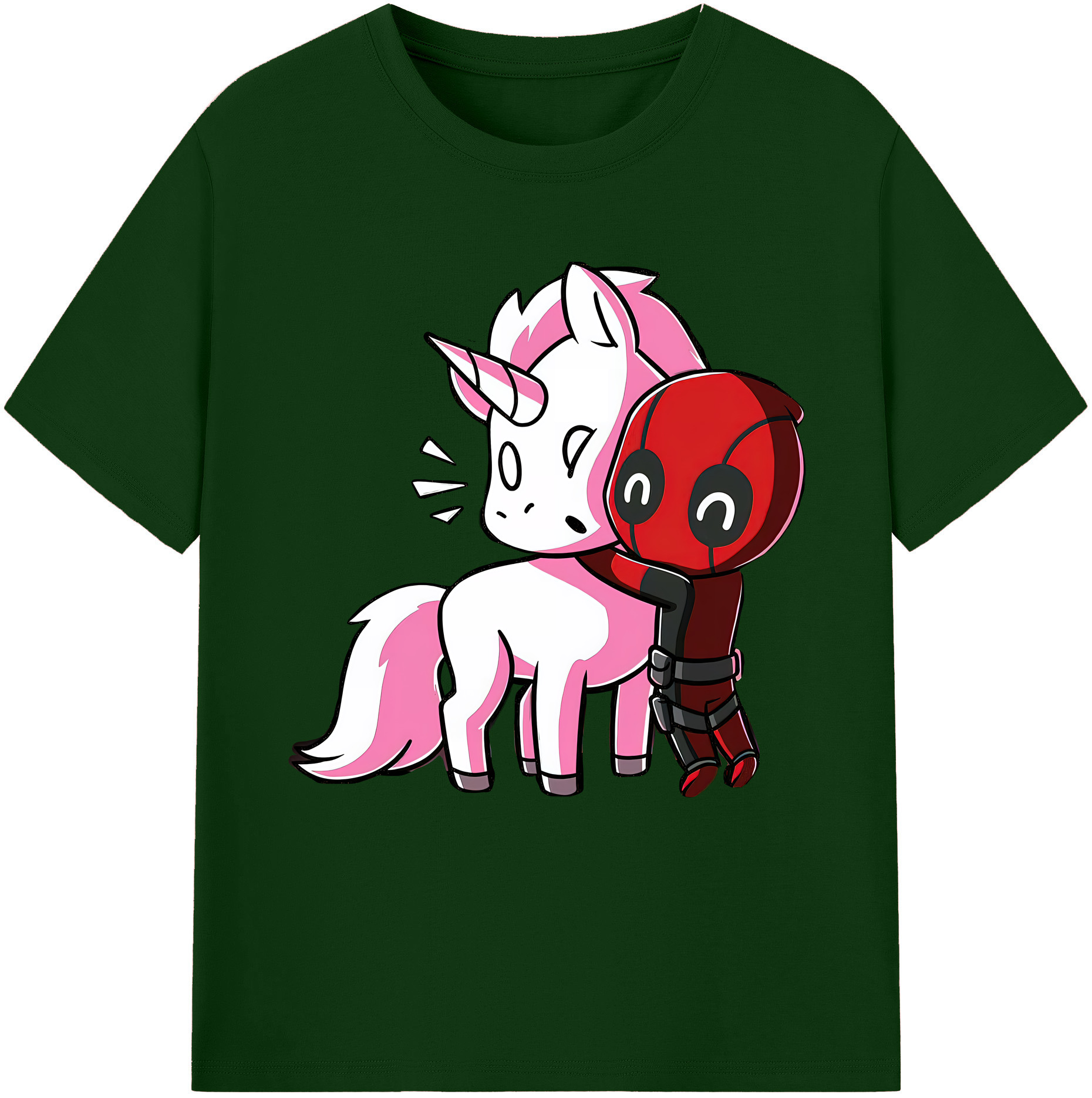（画像用） Deadpool デッドプール 綿100％半袖Tシャツ（フロントプリント）